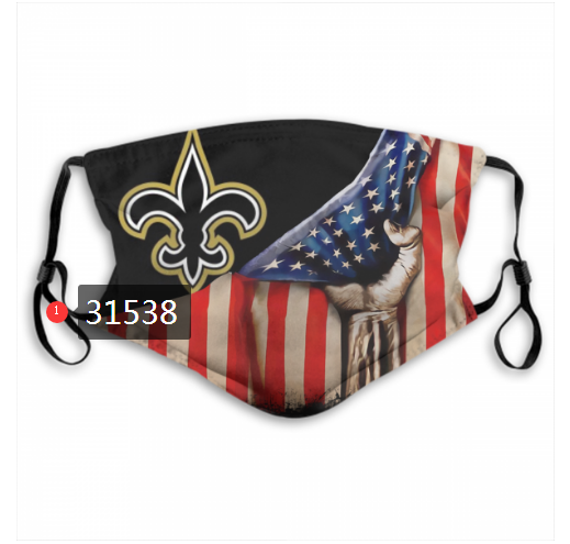 NFL 2020 New Orleans Saints #48 Dust mask with filter